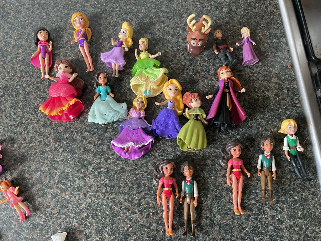 Grote collectie Disney prinsessen, dieren en accessoires, Ophalen, Gebruikt, Meisje