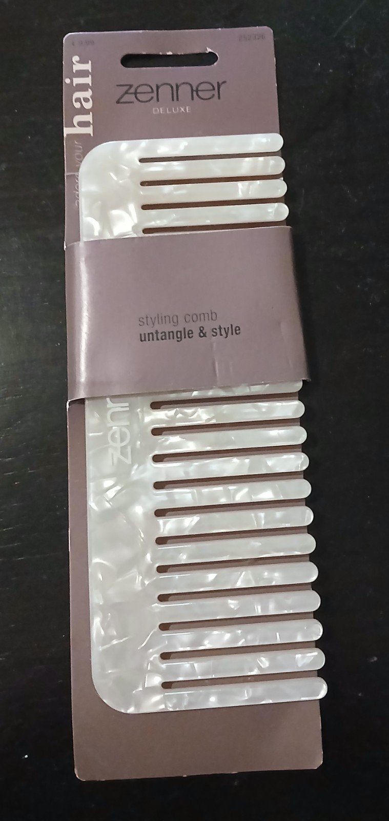 Zenner Deluxe stylingkam – ontwarren & stylen, Ophalen of Verzenden, Nieuw, Kam of Borstel