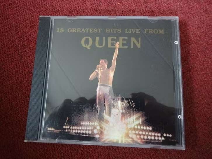CD Queen – 18 Greatest Hits Live From Queen , STEN 91.005, Ophalen of Verzenden, Zo goed als nieuw, Live-album, Poprock