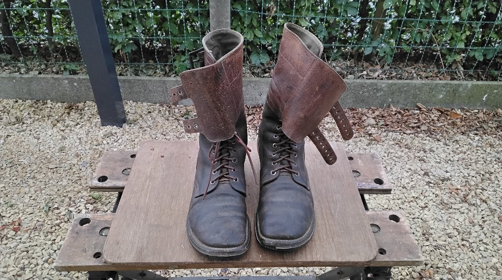USA WO2 combat boots., Verzamelen, Ophalen of Verzenden, Landmacht, Amerika, Kleding of Schoenen