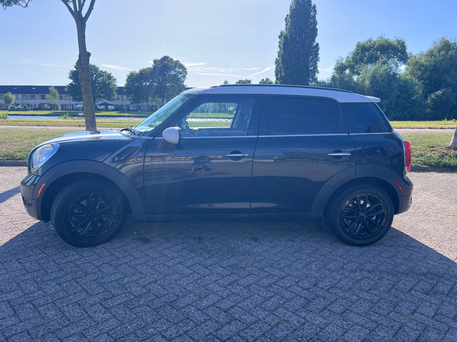 Bomvolle Mini Countryman S automaat, Auto's, Automaat, Zwart, Bedrijf, Vierwielaandrijving