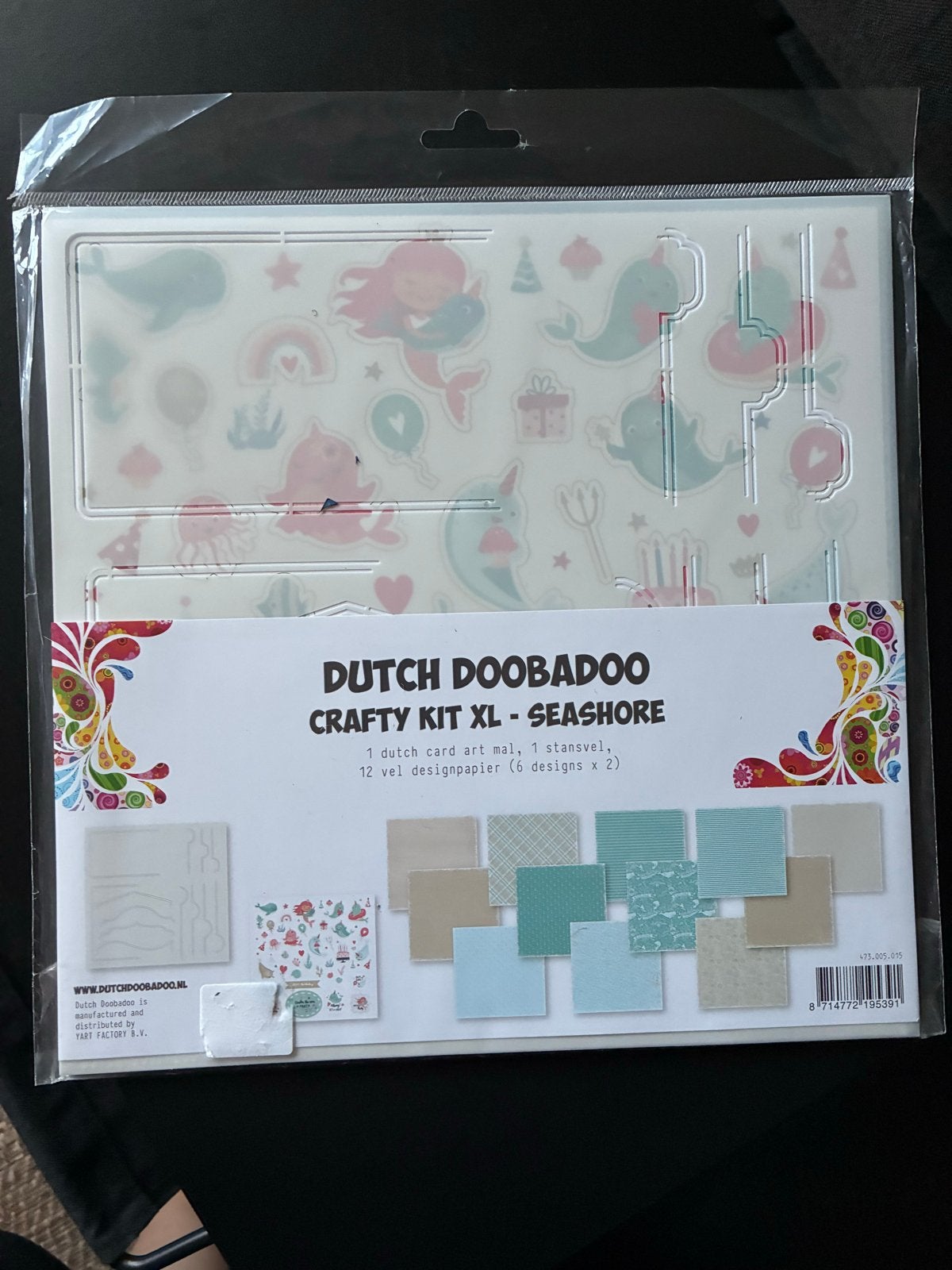 Dutch Doobadoo Crafty Kit XL - Seashore, Zee en Strand, Nieuw, Meerkleurig, Ophalen of Verzenden