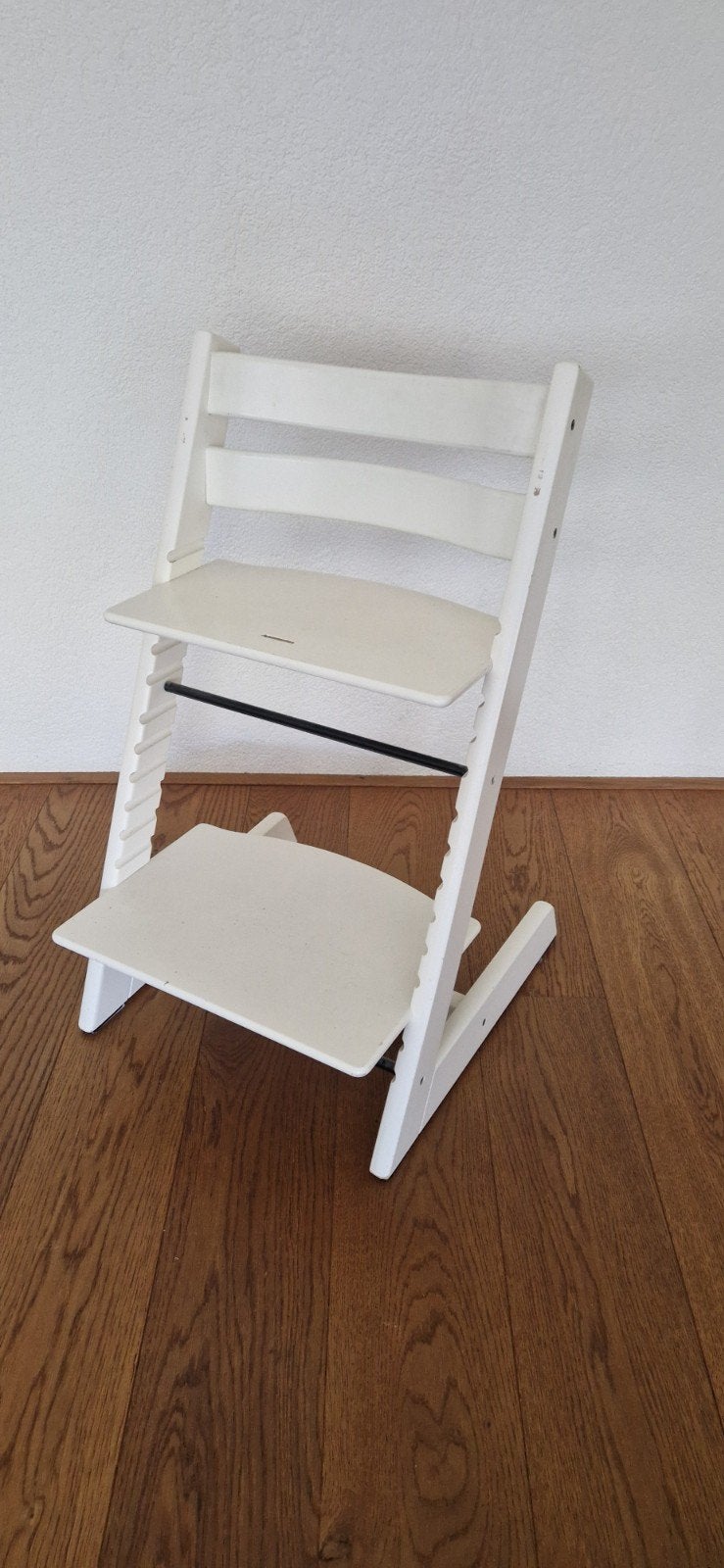 Stokke Tripp Trapp meegroeistoel - Wit, Ophalen, Gebruikt, Meegroeistoel, Aanschuifbaar