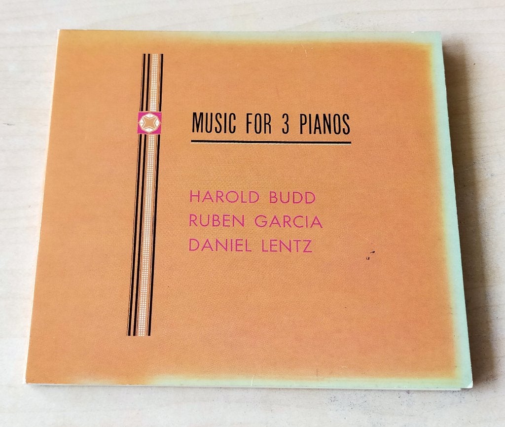 Harold Budd Music For 3 Pianos CD Ruben Garcia Daniel Lentz, Ophalen of Verzenden, Modernisme tot heden, Gebruikt, Overige typen