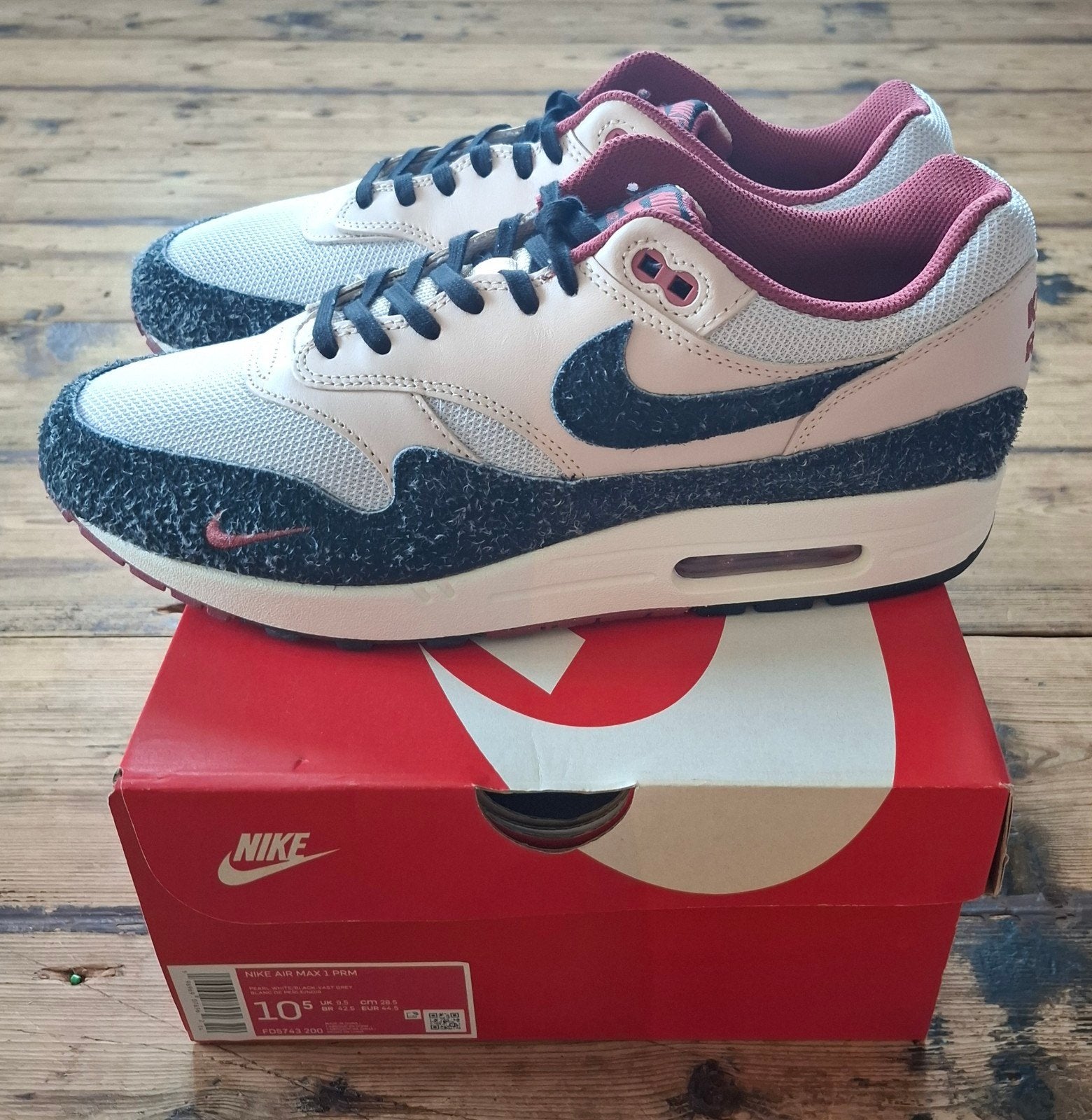 Nike Air Max 1 PRM 'Keep Rip'n Stop Slip'n' - Maat 44.5, Overige kleuren, Nike, Nieuw, Ophalen of Verzenden