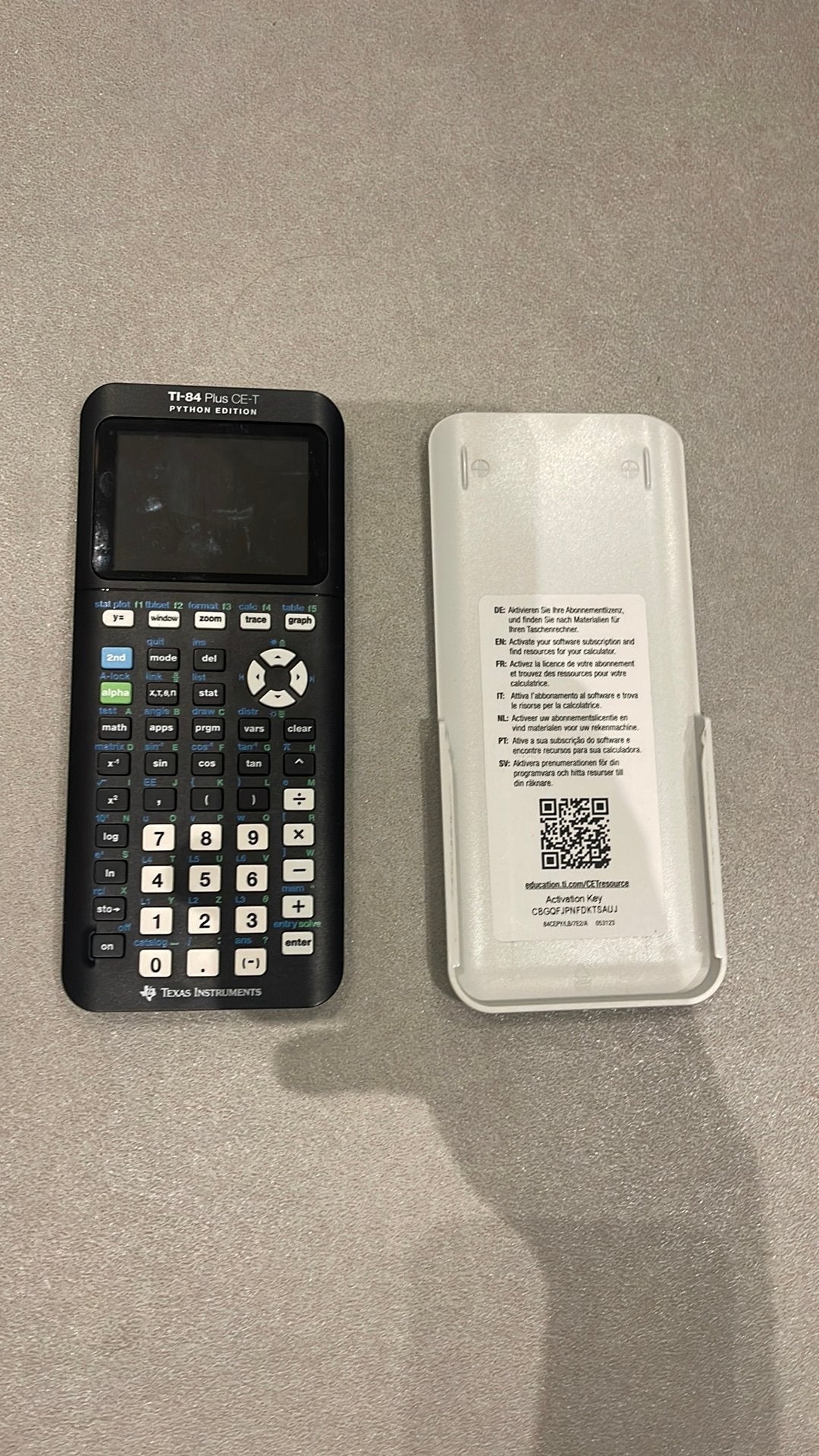Texas instruments Grafische Rekenmachine  TI-84 Plus CE-t, Verzenden, Grafische rekenmachine, Zo goed als nieuw