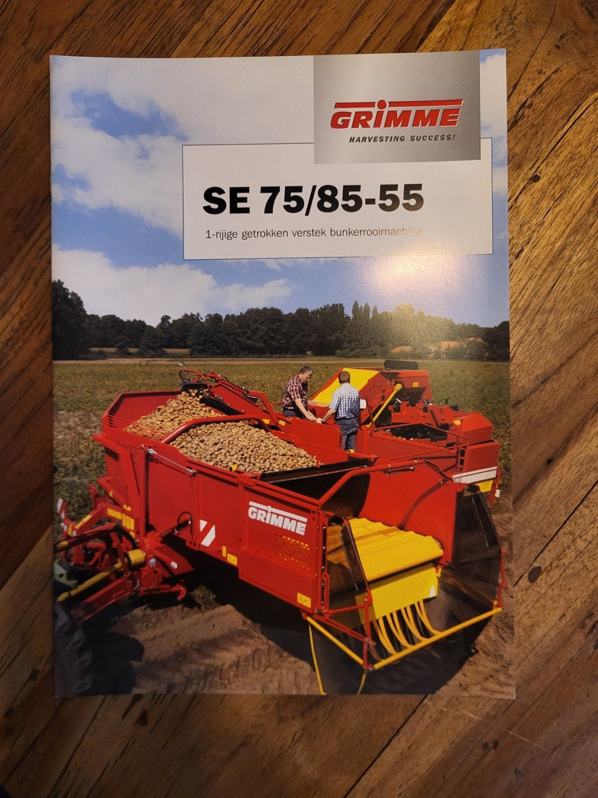 tractor folder Grimme SE 75/85-55 1-rijige bunkerrooier, Ophalen of Verzenden, Zo goed als nieuw