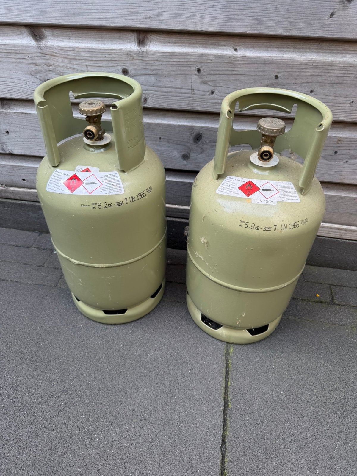Gasfles, Caravans en Kamperen, Kampeeraccessoires, Ophalen, Gebruikt