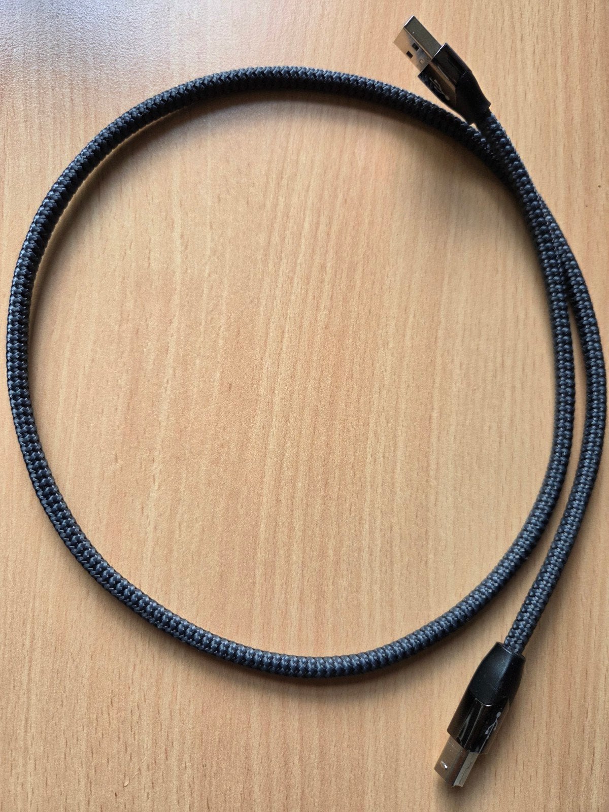 AudioQuest Carbon USB A/B Kabel 0.75m, Ophalen of Verzenden, Zo goed als nieuw, Minder dan 2 meter, Overige kabels