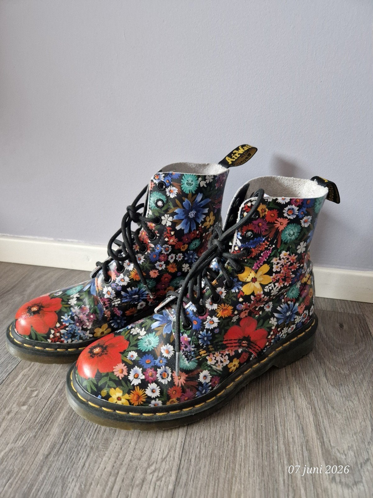 Dr. Martens 1460 Pascal bloemen, maat 41, Overige kleuren, Verzenden, Lage of Enkellaarzen, Dr. Martens