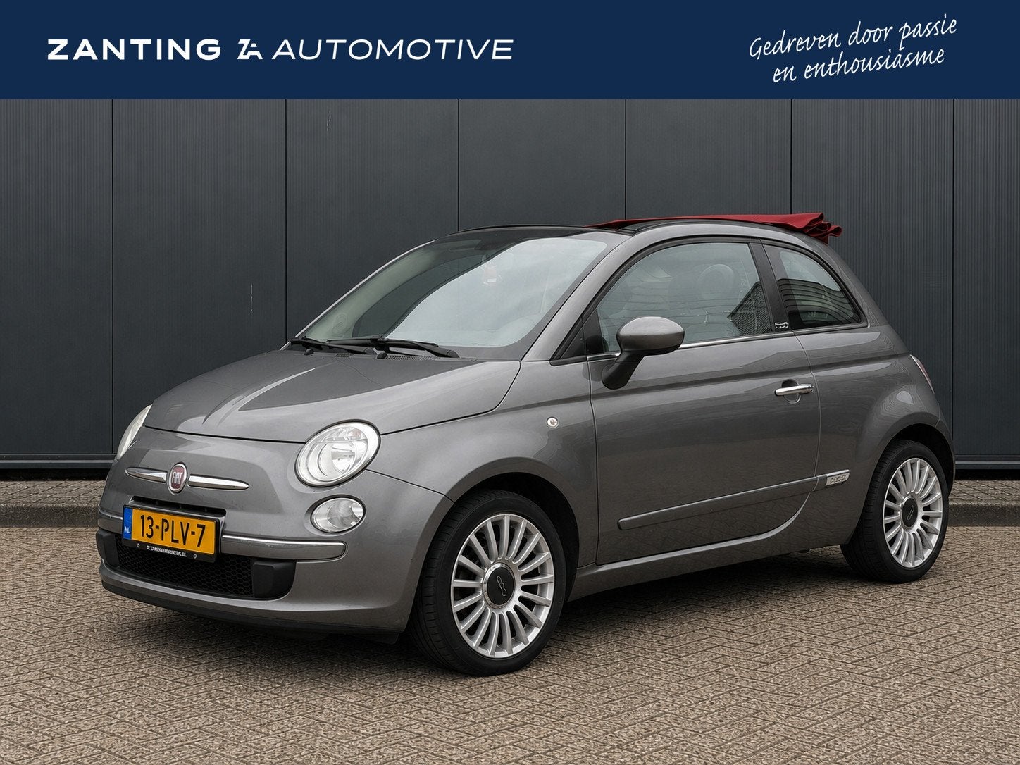 Fiat 500 C 1.2 4 cilinder Pop | AUTOMAAT | 100% Onderhoudshi, Auto's, Euro 5, Stof, Gebruikt, 4 cilinders