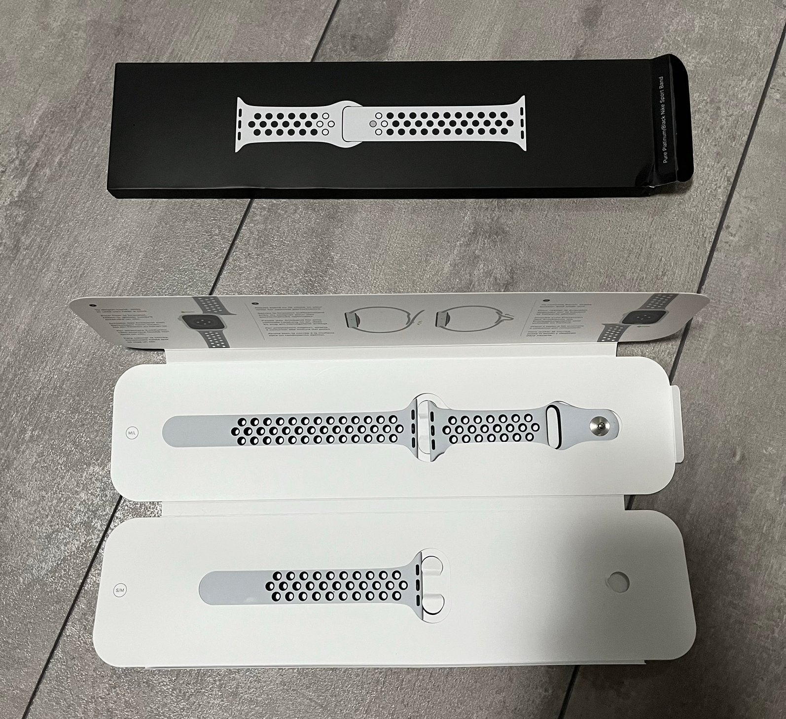 Nike Sport Bandje Apple Watch 38/40/41mm, Ophalen of Verzenden, Zo goed als nieuw, Wit, IOS
