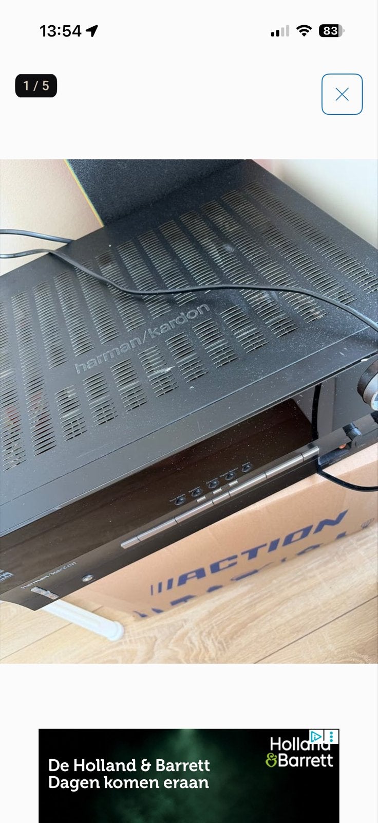 Harman Kardon Bioscoop Set 5.1 met Kenwood Subwoofer, Gebruikt, 70 watt of meer, 5.1-systeem, Overige spelers