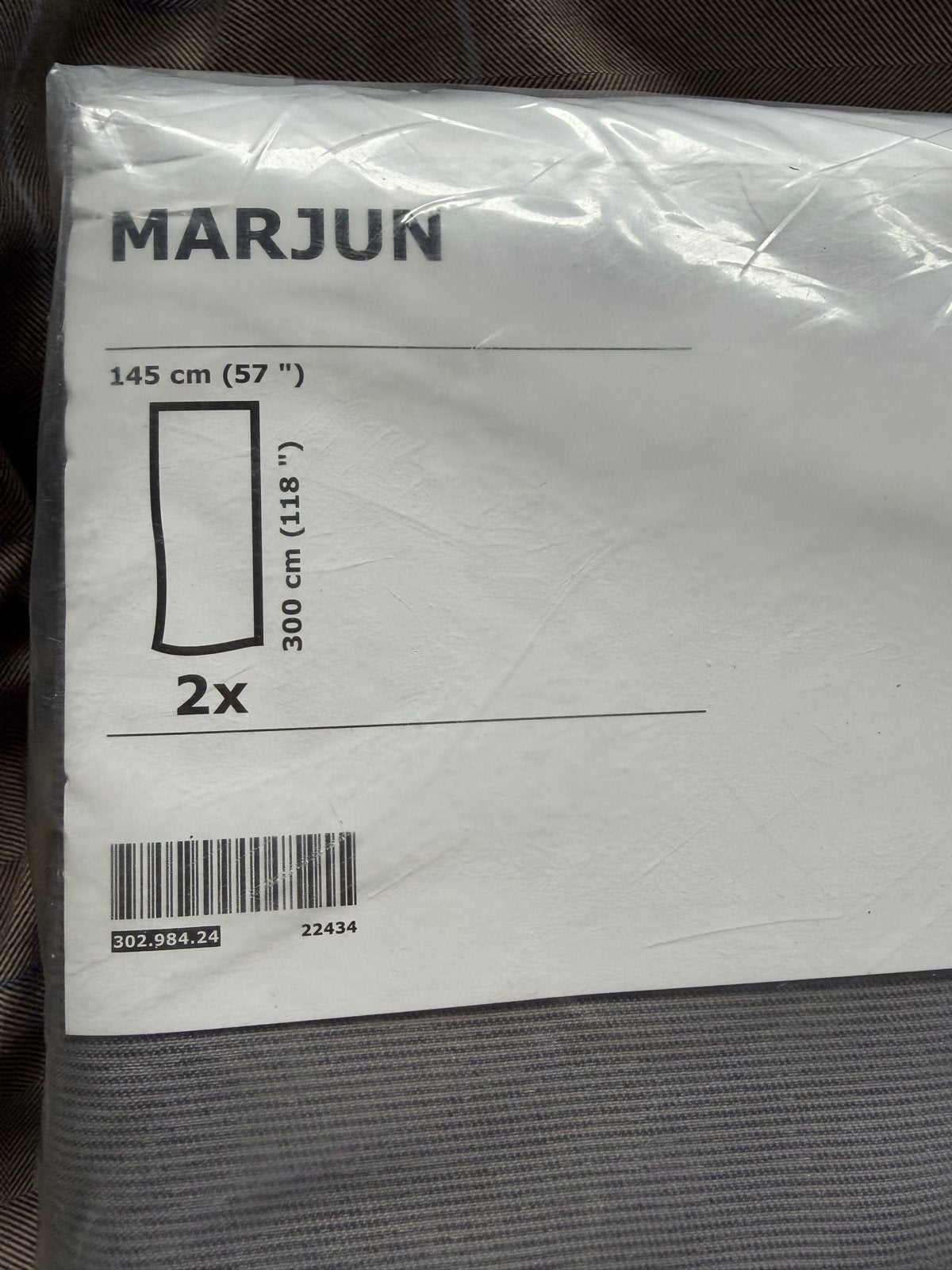 Nieuwe IKEA MARJUN verduisterende gordijnen (grijs), Ophalen, Verduisterend, Nieuw, Gordijn