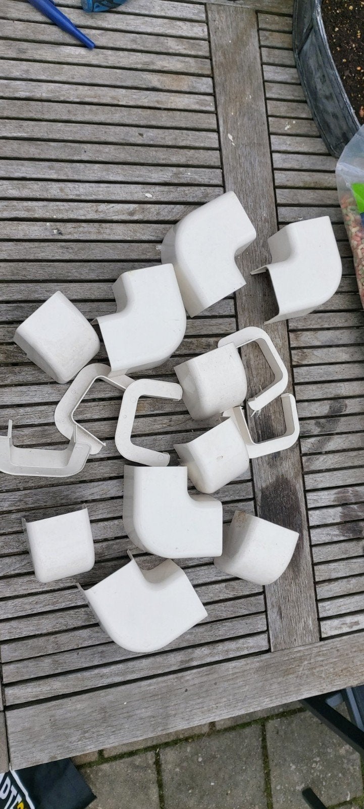 Airco bochten 80x60mm, Doe-het-zelf en Verbouw, Bochten, Gebruikt, Pvc, Ophalen of Verzenden