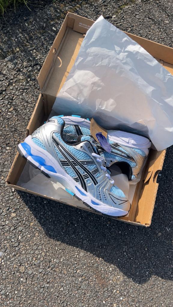 ASICS Gel-Kayano 14 Arctic Sky Pure Silver, Kleding | Heren, Schoenen, Blauw, Nieuw, Ophalen of Verzenden, Sneakers of Gympen