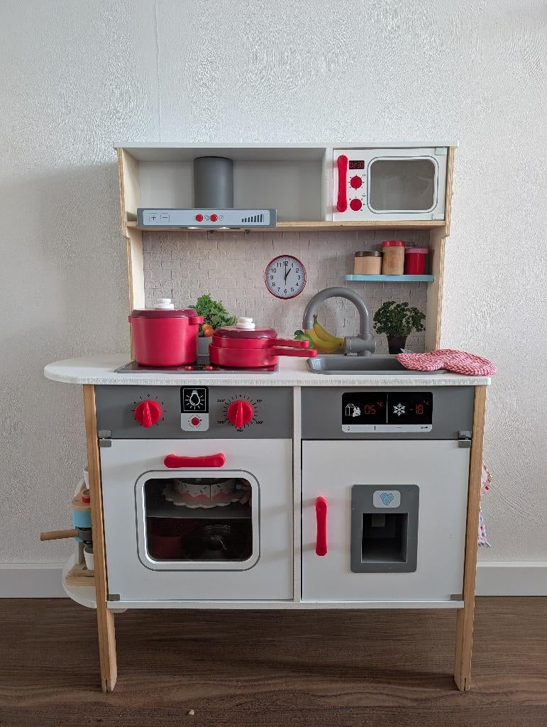Speelgoedkeukentje, Kinderen en Baby's, Speelgoed | Speelkeukens, Ophalen, Gebruikt, Hout, Speelkeuken