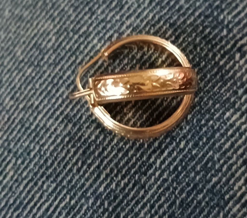 14 karaat gouden creool set, Ophalen of Verzenden, Gebruikt, Goud, Goud