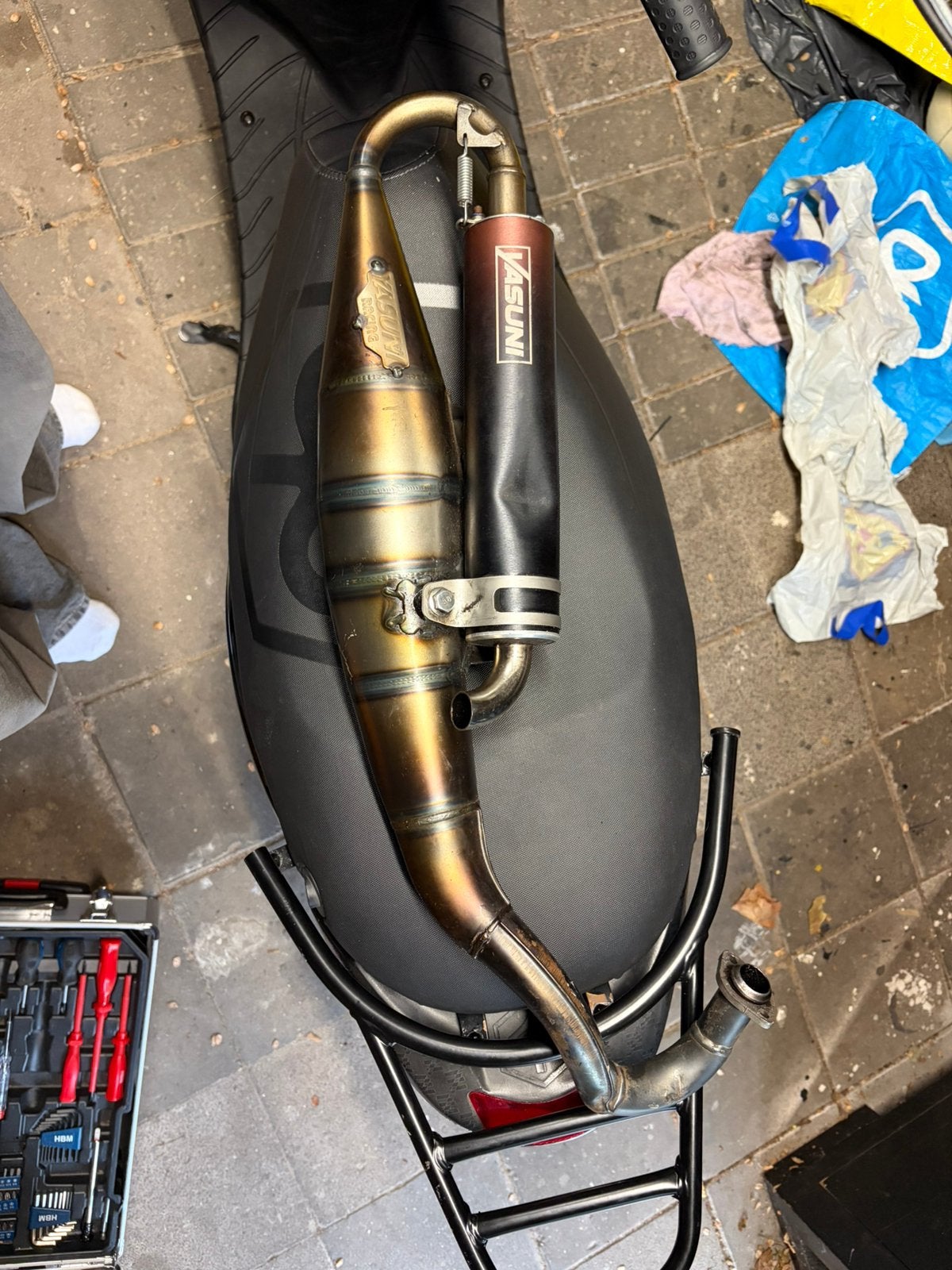 Yasuni r piaggio, Ophalen, Gebruikt