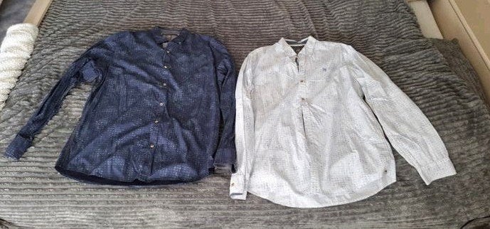 3 Vanguard heren overhemden XXL - Blauw en Wit en Grijs, Kleding | Heren, Overhemden, Ophalen of Verzenden, Gedragen, Blauw, Overige halswijdtes