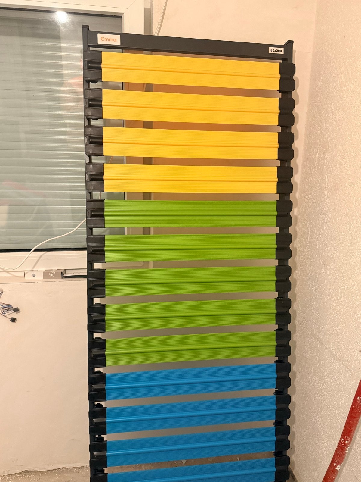 Lattenbodem 80x200 cm - Zo goed als nieuw, Ophalen, Overige materialen, Verstelbaar, 90 cm