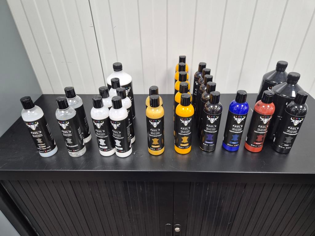 Paul's Leatherpaint Leerverf - Diverse Kleuren, Ophalen of Verzenden, Zo goed als nieuw, Verf
