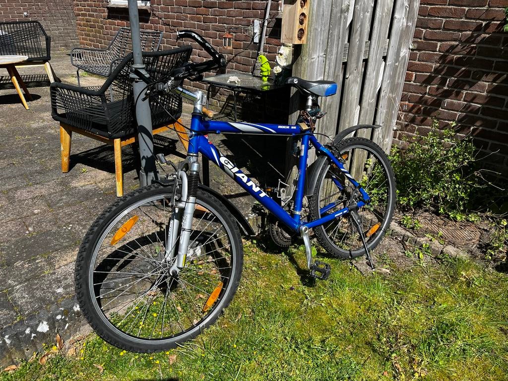 Giant Rock SE Mountainbike - Blauw, Gebruikt, Fietsen en Brommers, Fietsen | Mountainbikes en ATB, Ophalen, Gebruikt, Hardtail