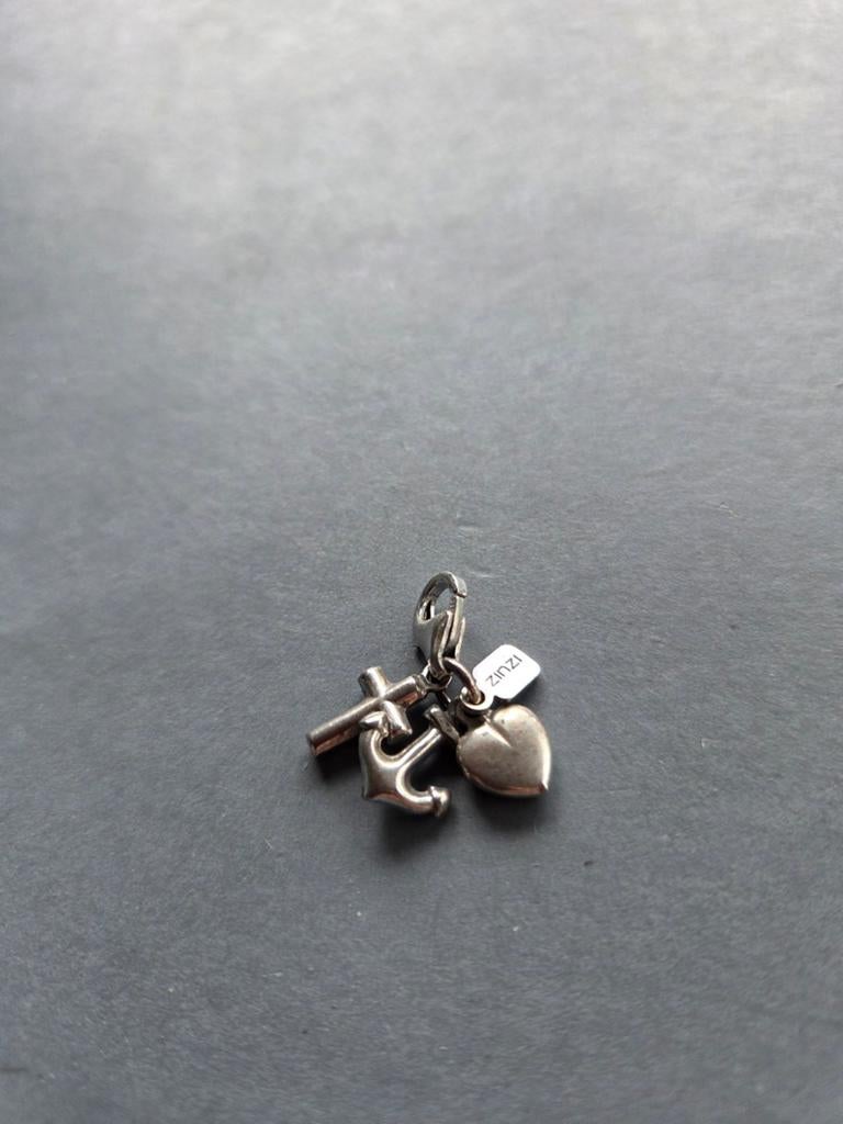 zinzi charm geloof hoop en liefde, Overige merken, Verzenden, Zo goed als nieuw, 1 bedel
