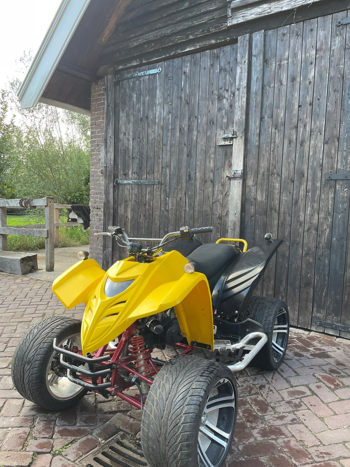 Quad met scooterkenteken en dikke velgen, Fietsen en Brommers, Minibikes, Midibikes en Pitbikes, Ophalen, Nieuw, Schijfrem, Overige typen