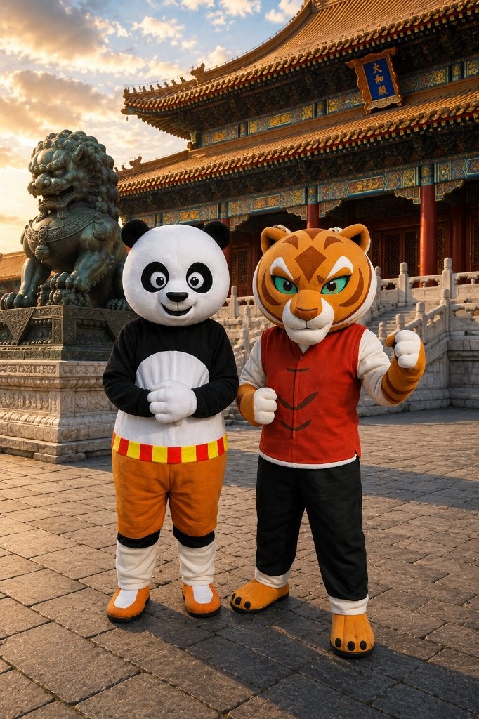 Po de Kung Fu Panda & Tigress de Tijger, Ophalen of Verzenden, Zo goed als nieuw, Verjaardag