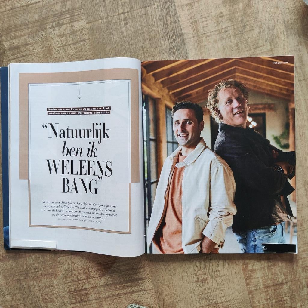 Vader en Zoon Kees van der Spek en Joep Oplichters aangepakt, Verzamelen, Tijdschriften, Kranten en Knipsels, Knipsel(s), Buitenland