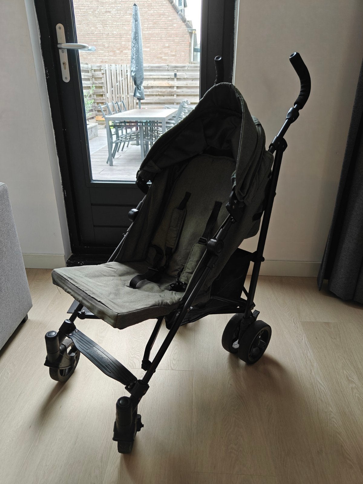 Prenatal buggy groen (inclusief regenhoes), Kinderen en Baby's, Ophalen, Gebruikt, Overige merken, Regenhoes