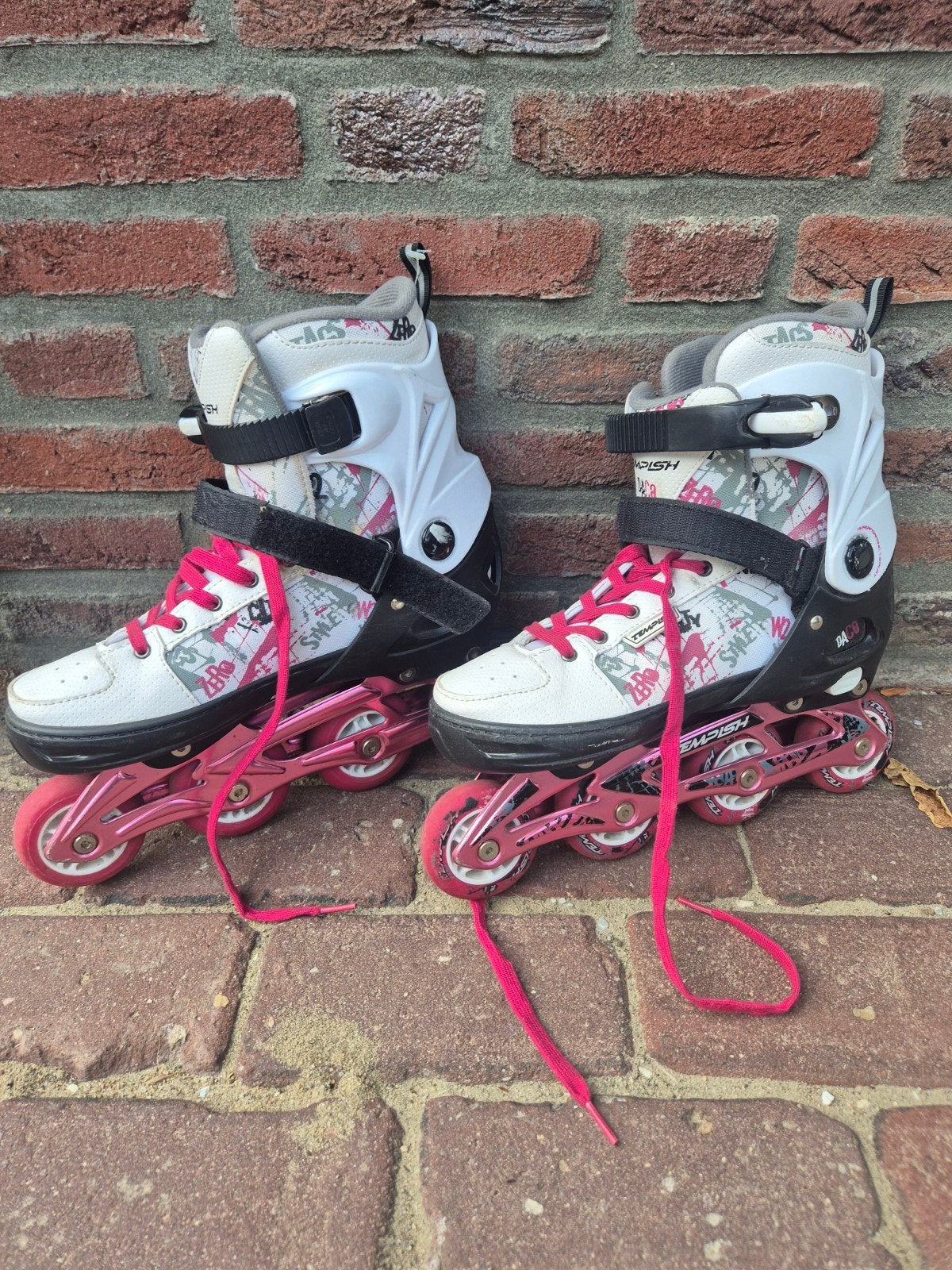 Verstelbare skeelers Tempish Daco White maat 40-43, Overige merken, Kinderen, Ophalen of Verzenden, Inline skates 4 wielen