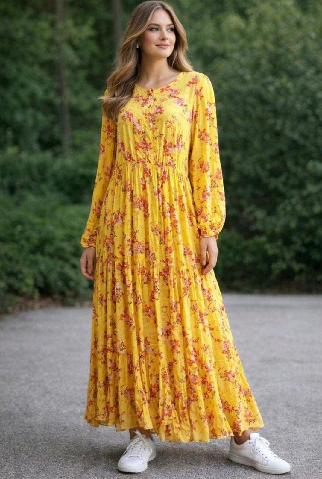 Zara gele bloemen maxi jurk – maat S, Kleding | Dames, Jurken, Maat 38/40 (M), Geel, Ophalen of Verzenden, Zo goed als nieuw