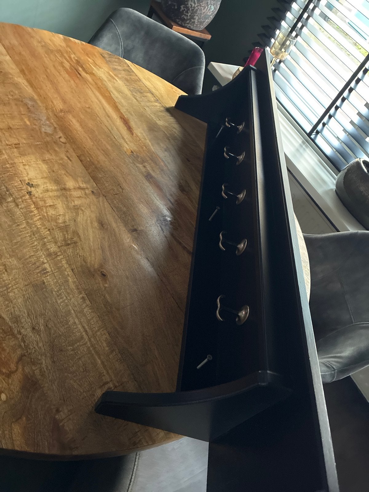 Wandplank met 5 haken, Ophalen, Gebruikt