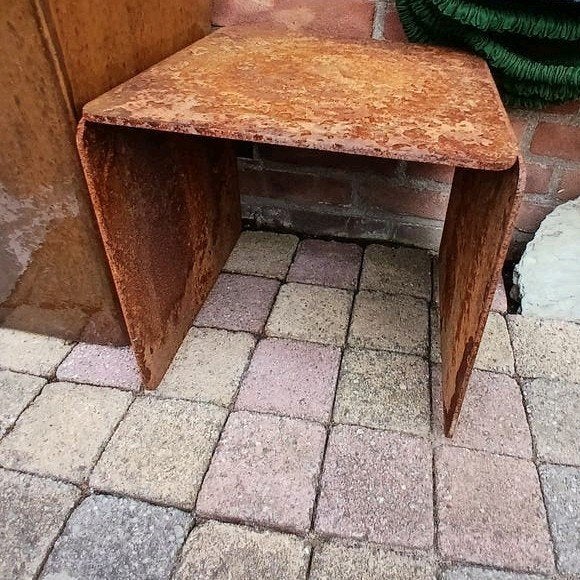 Cortenstaal bijzettafel - Uniek en robuust design, Ophalen, Nieuw