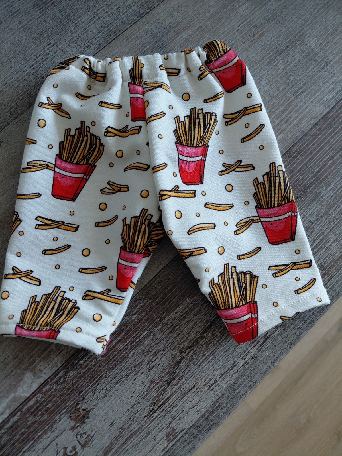 Broekje met frietjesprint voor baby born pop, Ophalen of Verzenden, Nieuw, Babypop