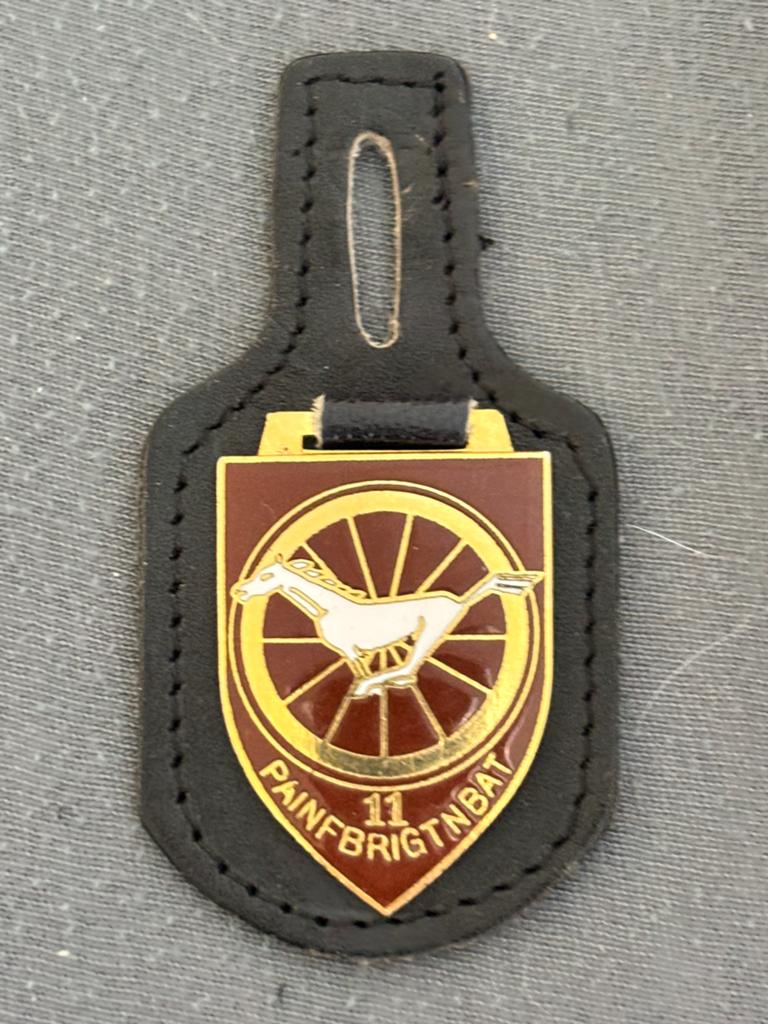 Borsthanger 11PAINFBRIGTNBAT, Verzenden, Landmacht, Nederland, Embleem of Badge
