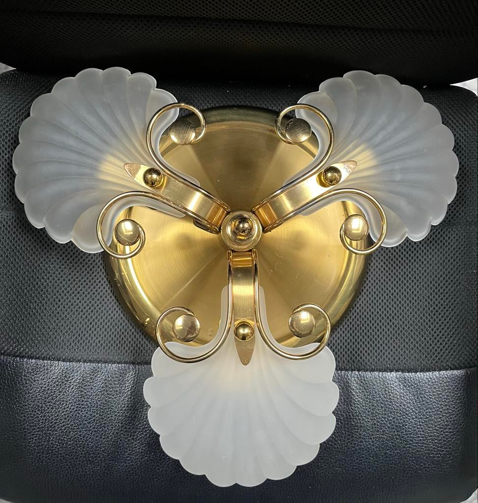 Set van 2 Hollywood Regency schelpenlampen van DeKnudt, Antiek en Kunst, Antiek | Lampen, Ophalen