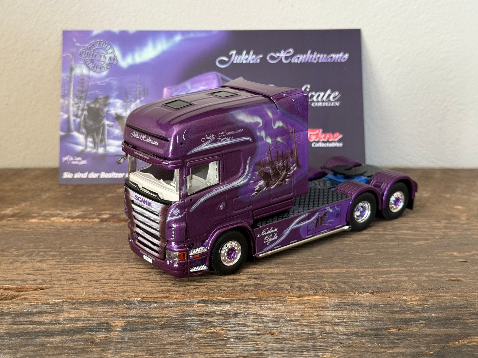 Tekno - Scania Longline Jukka, Ophalen of Verzenden, Zo goed als nieuw, Bus of Vrachtwagen, Tekno