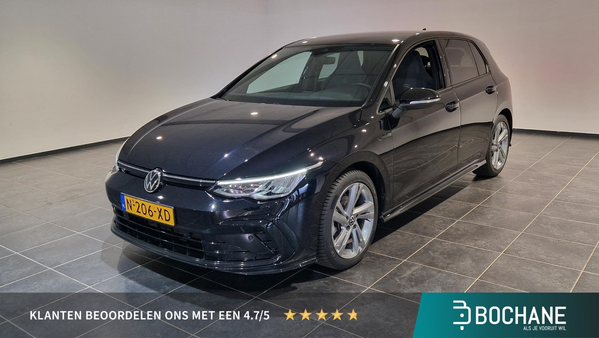 Volkswagen Golf 1.5 eTSI R-Line | Apple Carplay/Android Auto, Auto's, Euro 6, 4 cilinders, Zwart, Origineel Nederlands