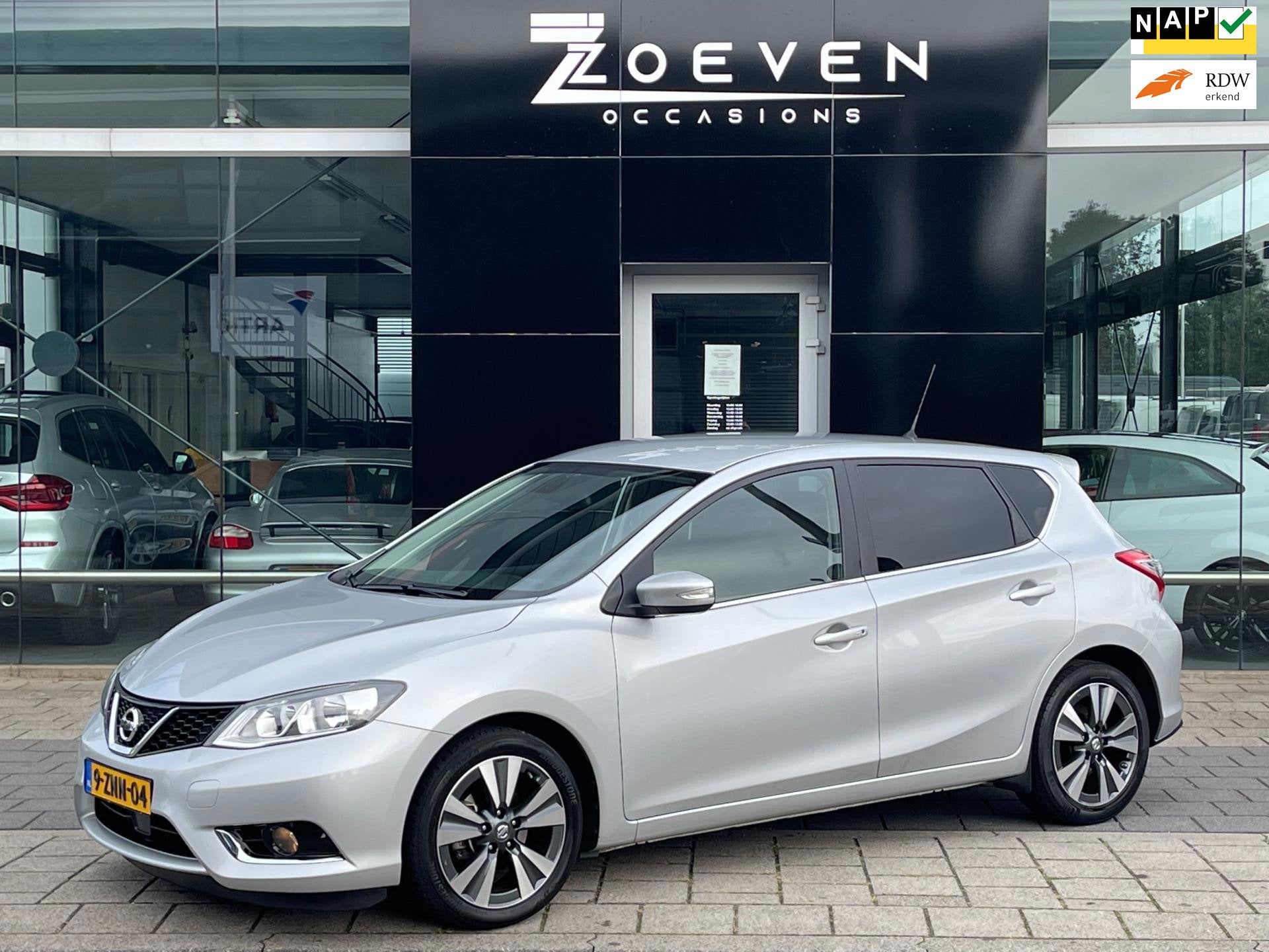Nissan Pulsar Nissan Pulsar 1.2 DIG-T AUTOMAAT | NIEUWE DIST, Euro 5, Stof, Gebruikt, Zwart