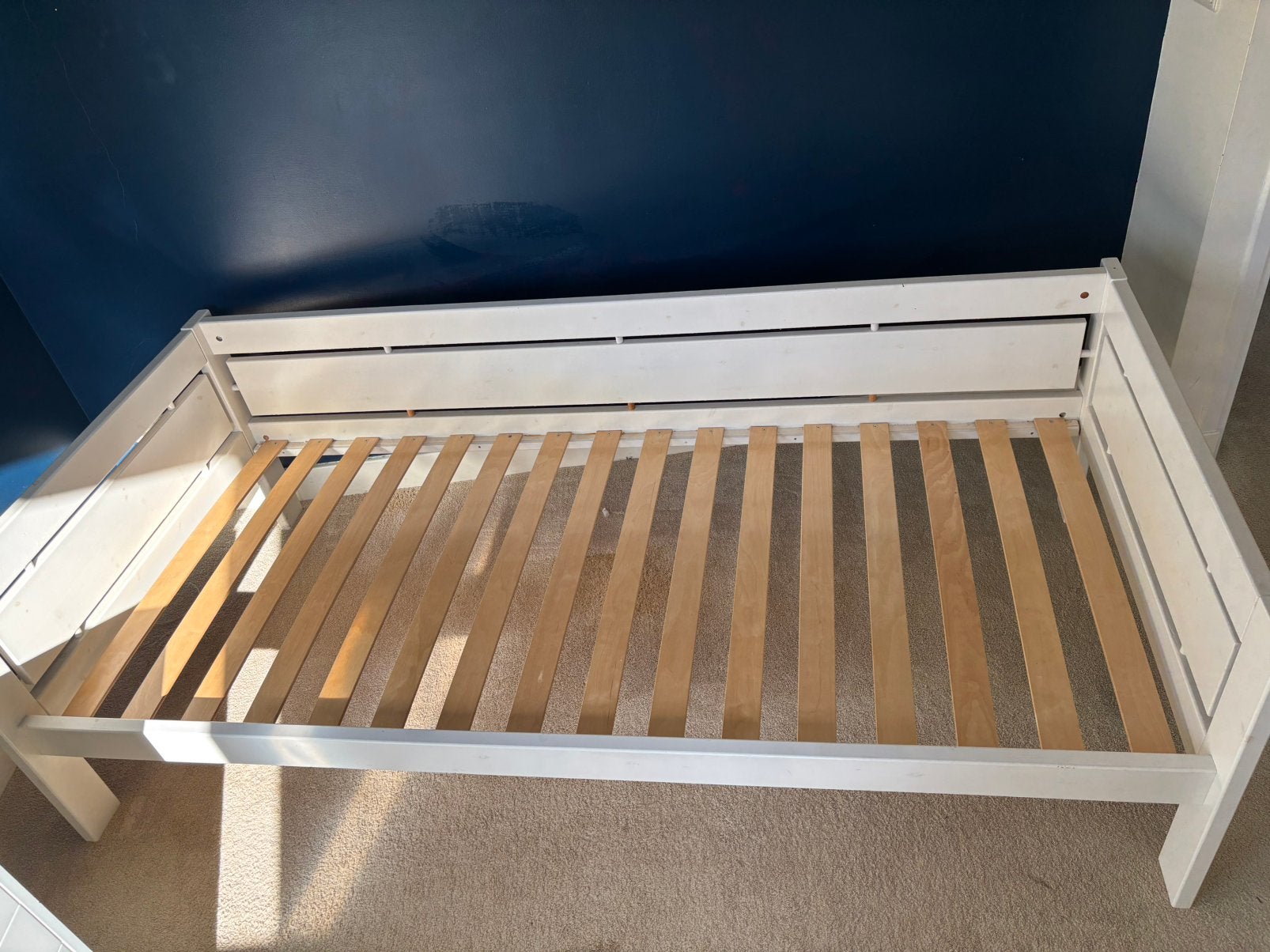Flexa classic halfhoogslaper wit, Ophalen, Gebruikt, 90 cm, Eenpersoons