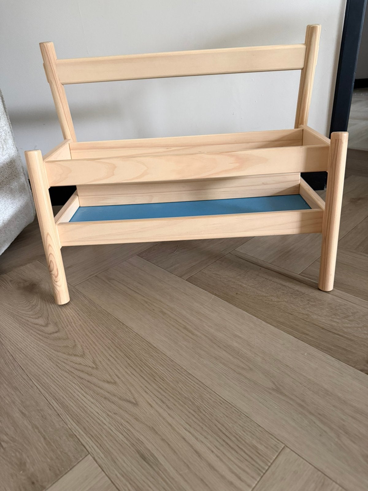 Houten kinderboekenrekje - Montessori stijl, Ophalen, Met plank(en), 50 tot 100 cm, Zo goed als nieuw