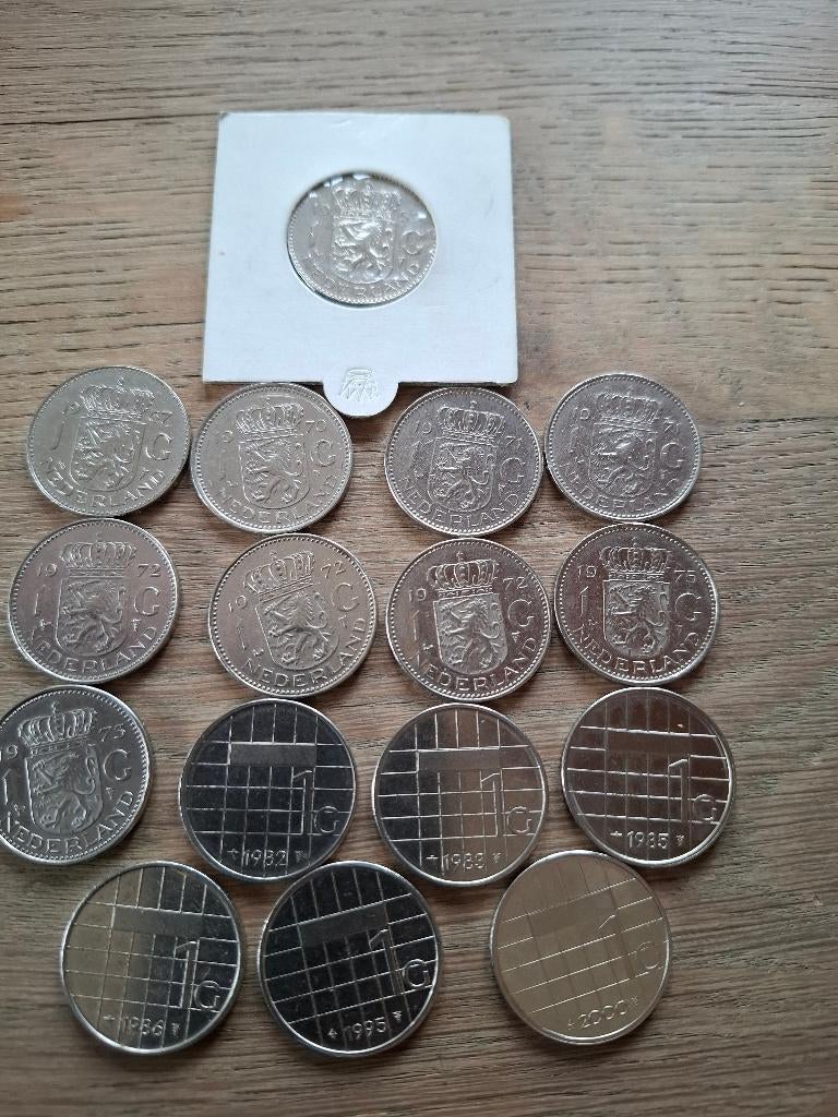 Guldens, Postzegels en Munten, Munten | Nederland, Ophalen of Verzenden, Koningin Beatrix, 1 gulden, Setje