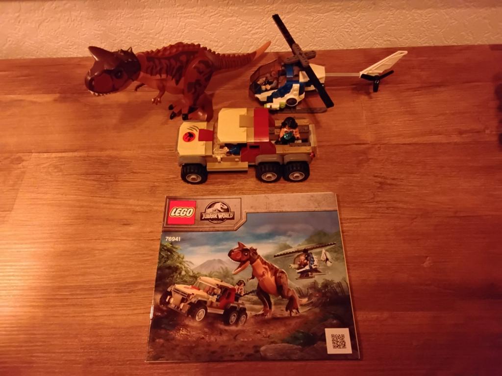 LEGO Jurassic World set 76941 - Carnotaurus achtervolging., Ophalen of Verzenden, Zo goed als nieuw