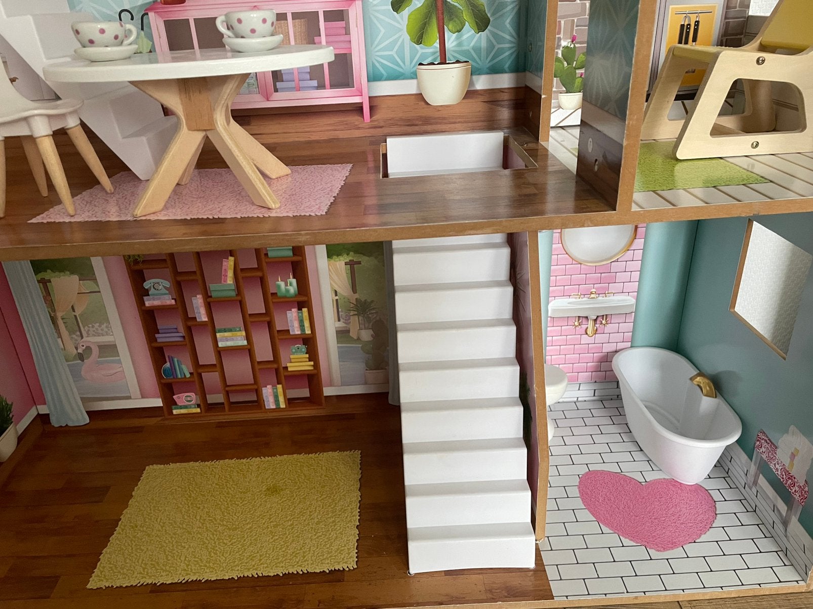 Barbiehuis/kidKraft, Verzamelen, Poppenhuizen en Toebehoren, Ophalen of Verzenden, Zo goed als nieuw, Poppenhuis