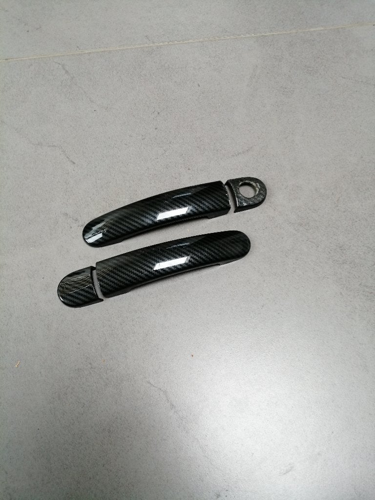 Set carbon look deurgreep plaatjes VW GOLF 5  2004/2009, Ophalen of Verzenden, Gebruikt, Volkswagen