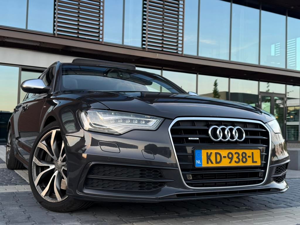 AUDI A6 3.0 TDI 400PK+Bi-Turbo 4x4 Aut-8 2xPano-B&O-Leer RS6, Automaat, Euro 5, Zwart, Leder