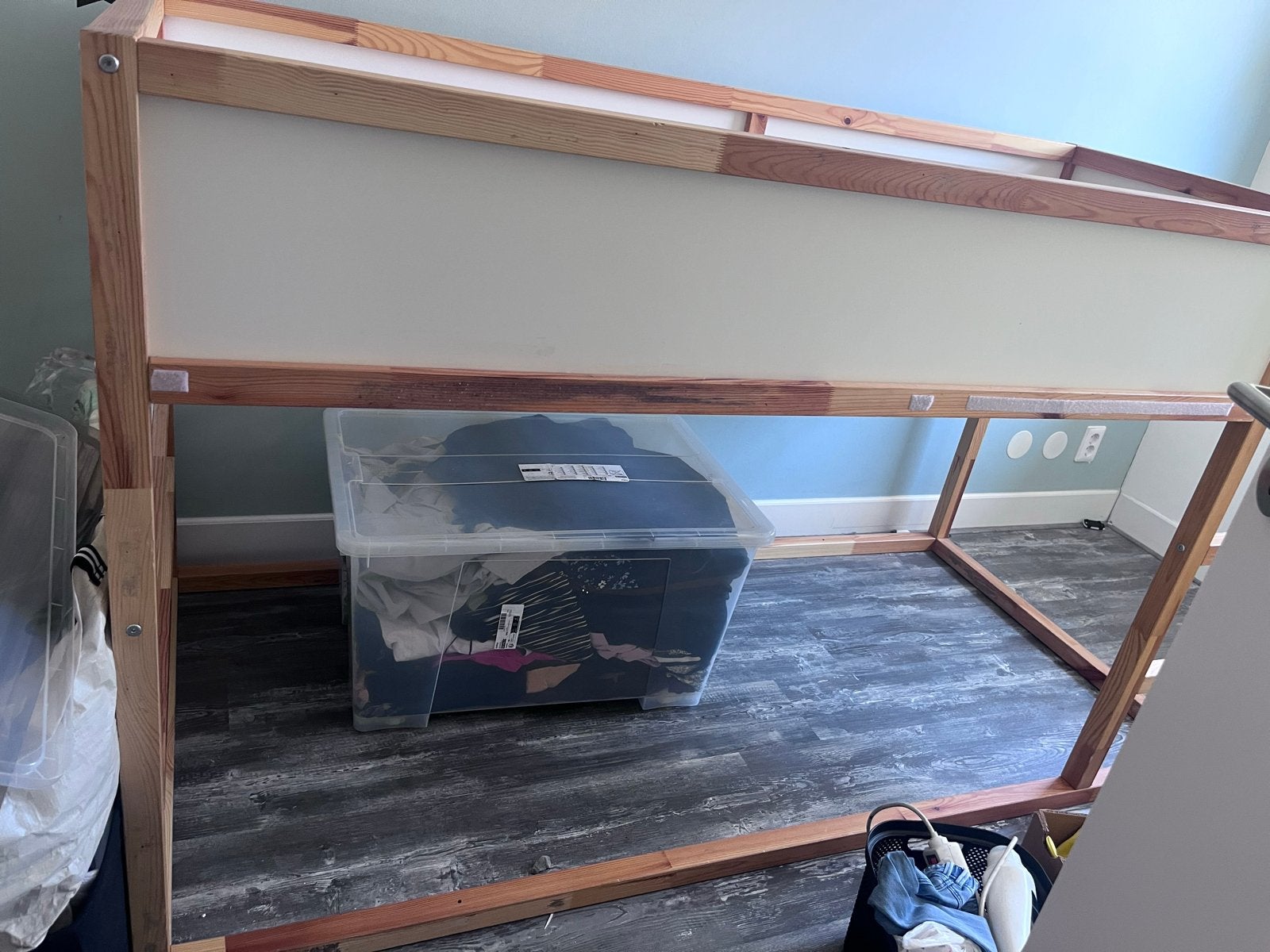 IKEA Kura omkeerbaar bed - grenen/wit, Ophalen, Gebruikt, Hoogslaper